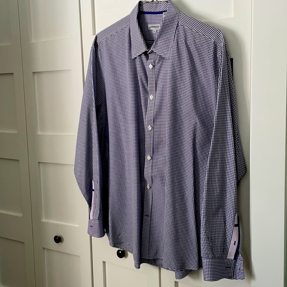 Jeremy Argle of NYC checked Men’s shirt- XXL